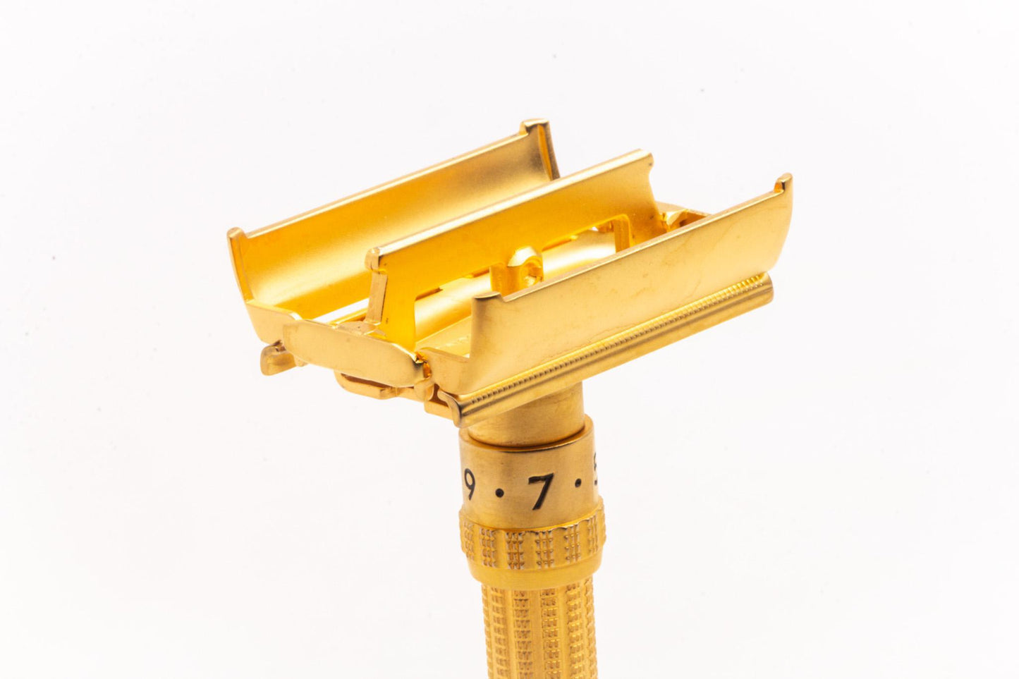 1964 J1 Gillette Slim Aristocrat Adjustable Double Edge Safety Razor | Champagne Revamp