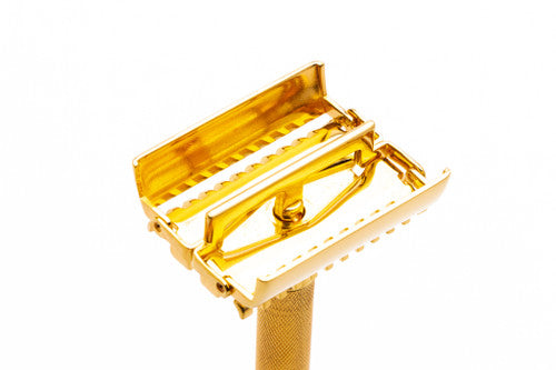 1930's Gillette Sheraton DE Safety Razor | 24K Gold Revamp