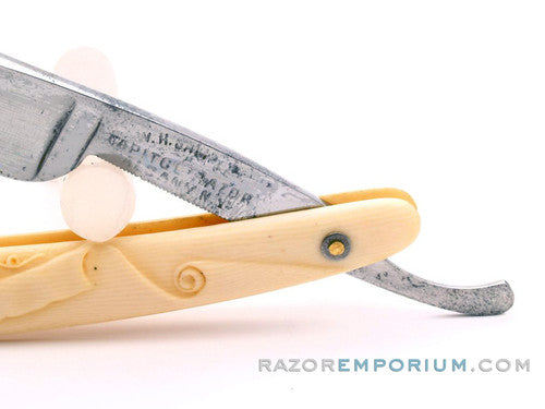 5/8'' W.H. Sample & Sons Capitol Straight Razor | Albany, New York