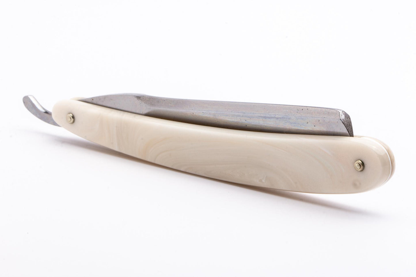 6/8" Grim Blades "Mother Of Pearl" Vintage Restored Straight Razor