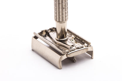 1958 D3 Gillette Flare Tip Super Speed Safety Razor Set In Red Case | Original Condition