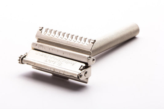 1930's Valet Auto Strop Single Edge Razor | Factory Nickel Revamp