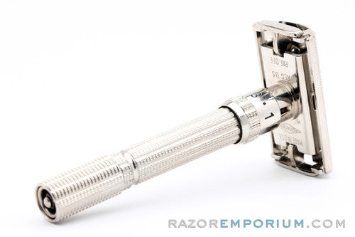 1962 Gillette H2 Slim Adjustable TTO Double Edge Safety Razor