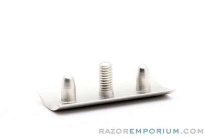 1920's Gillette Old Type Cap & Guard | Satin Nickel Revamp - Universally Threaded