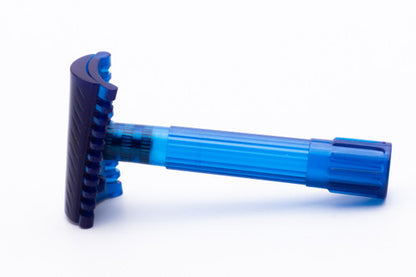 PAA | Phantom Blue Open Comb Double Slant Razor