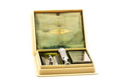 1918 Gillette Milady Decollete Old Type Safety Razor Set | Original Condition