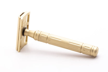 The Overlander Brass Double Edge Saftey Razor  | Karve Shaving Co.