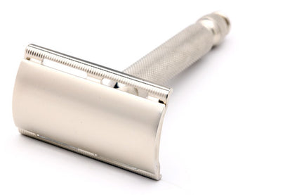 1940s WWII NEW Gillette DE Ball End Safety Razor Travel "Khaki" Replica Set w/ Mirror