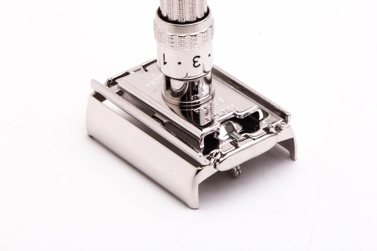 1968 N4 Gillette Slim Adjustable Safety Razor | Rhodium Revamp