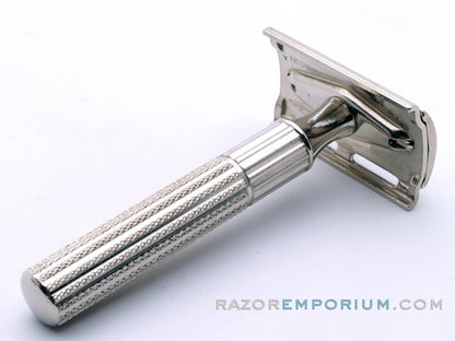 1953 Y4 Gillette '1932' Fat Handle Tech Razor w/ Box | Made in Canada