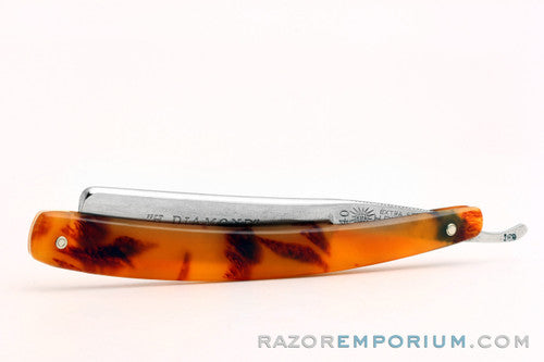 11/16'' H. Diamond 40 Extra Steel Straight Razor |  Japan