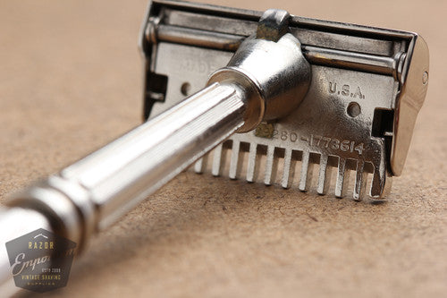 Gem 1930's TTO Micromatic Single Edge Safety Razor * Revamped in Nickel