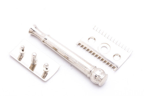 1910's Gillette ABC Pocket Edition Shell Handle Set Nickel Revamp