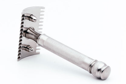 1920's Gillette Ball End Old Type Safety Razor | Factory Nickel