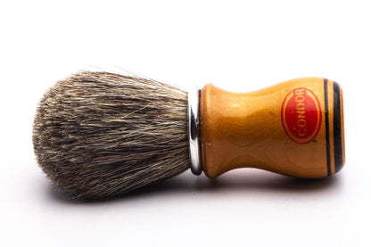 Vintage Restored Condor Best Badger Wooden Handle Shave Brush