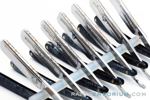 5/8" Fhoso #66 Complete 7 Day Hollow Grind Straight Razor Set | Solingen Wald Germany