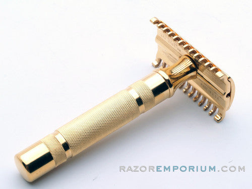 1930s Gillette Long Comb NEW Safety Razor | 24K Gold Revamp