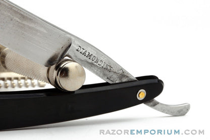 5/8" Diamondine Hollow Ground Straight Razor with Original Scales