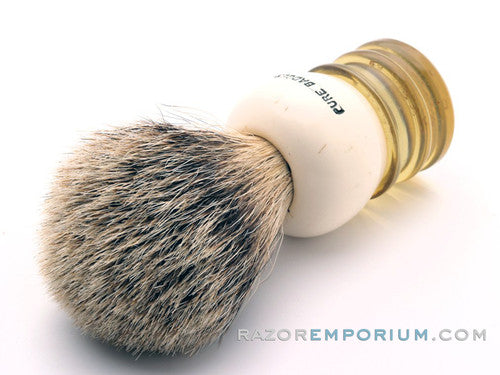 Plymouth Pure Badger Shaving Brush w/ Box