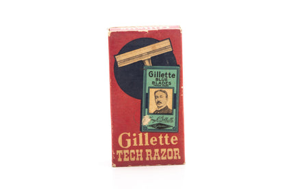 1955 A1 Gillette Ball End Tech Double Edge Safety Razor | Original Condition