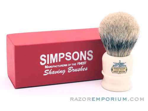 Simpsons Chubby 2 Best Badger Shaving Brush