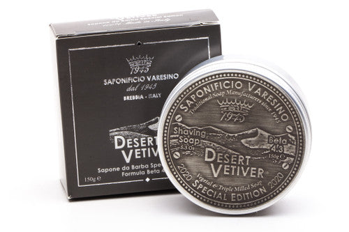 Saponificio Varesino | Desert Vetiver Shaving Soap | Special Edition Beta 4.3