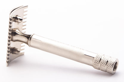 1930's Vintage Tabula Rasa-Huszar Open Comb Double Edge Safety Razor | Original Condition