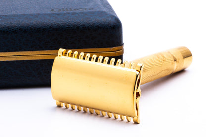 1930's Gillette NEW Bostonian Set | 24K Gold Revamp