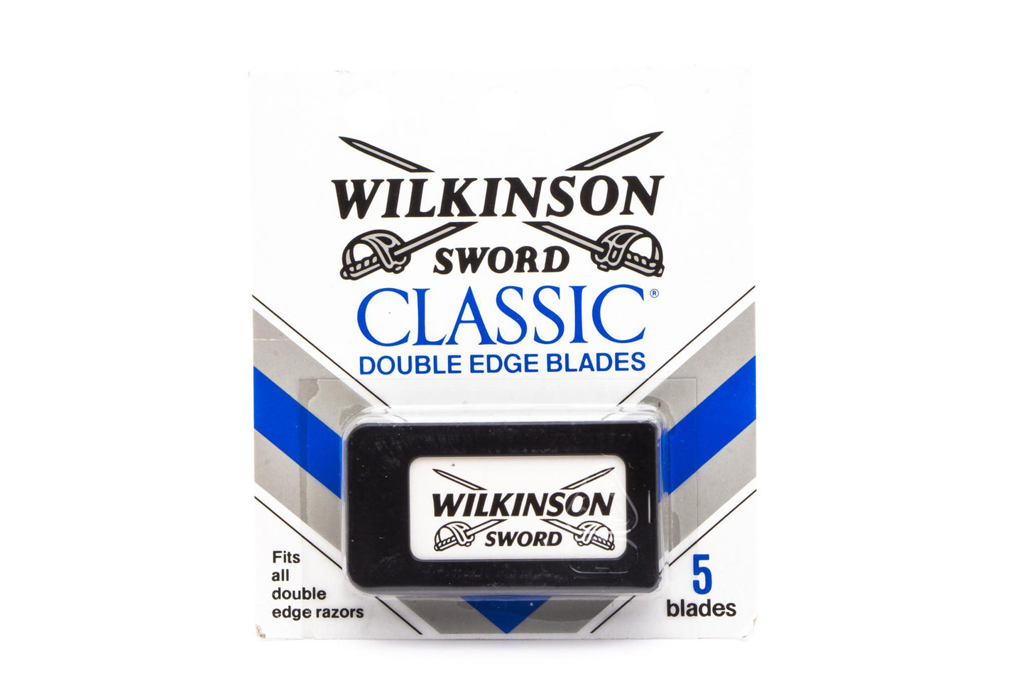 1980's Wilkinson Sword Co. Vintage Stainless DE Blades in Dispenser | New Old Stock