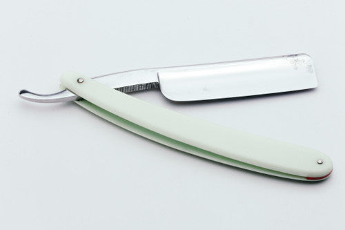 7/8" Filarmonica Doble Temple #14 Straight Razor w/ Pastel Green Scales | Spain