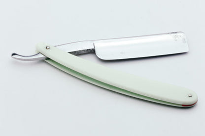 7/8" Filarmonica Doble Temple #14 Straight Razor w/ Pastel Green Scales | Spain