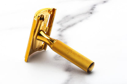 1940's Gillette Cap & Guard with Universal Handle Travel Set | Original Condition
