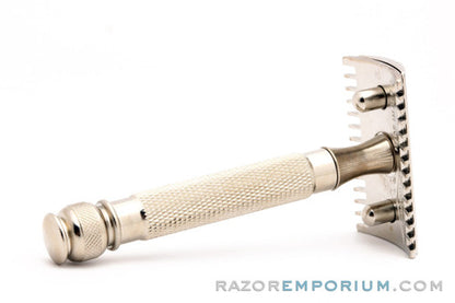 1920's Gillette Old Type Ball End Replica Handle DE Safety Razor | Rare Trademark
