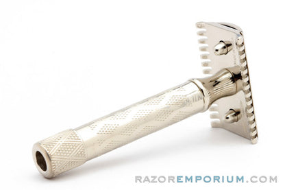 1922 Gillette New Improved Standard Criterion Bostonian DE Safety Razor | Nickel Revamp