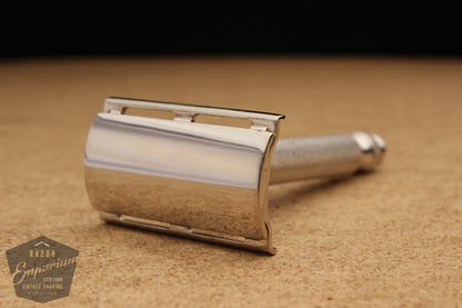 Gillette 1932 Canadian Ball End Tech Safety Razor * Nickel REVAMPED