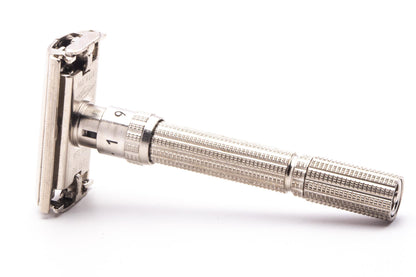 1964 J3  Gillette Slim Adjustable DE Safety Razor | Original Condition