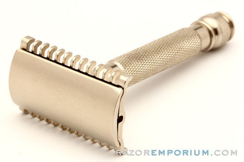 1930s Gillette NEW Long Comb DE Razor w/ Replica Handle | Made in Canada | Nickel Revamp