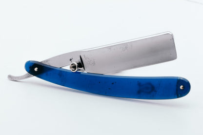 7/8" Filarmonica Doble Temple #14 Straight Razor w/ Coffin & Blue Scales| Spain