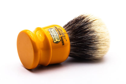 Simpsons |  Chubby 3 Machurian Badger Butterscotch Shaving Brush  | Pre-Owned
