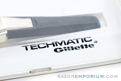 1971 Gillette Techmatic Band Safety Razor with Case