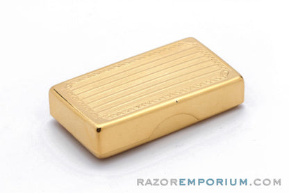 1930s Gillette 24K Gold Blade Bank - Revamped