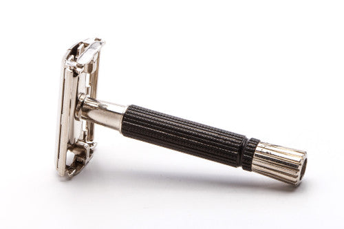 1972 Gillette Black Handle Super Speed Safety Razor With Case & Gillette Blades | S3