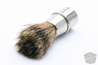 Gillette 1922 Silver New Improved Combination Travel Set | Black Leather Case