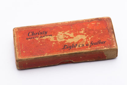 1920's Christy Open Comb Single Edge Safety Razor | Original Condition