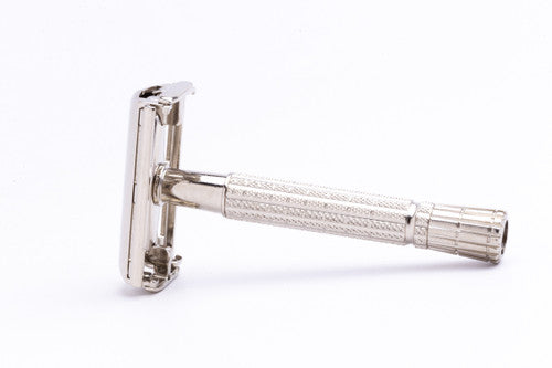1962 Gillette Flair Tip Super Speed Razor Factory Nickel Revamp H3