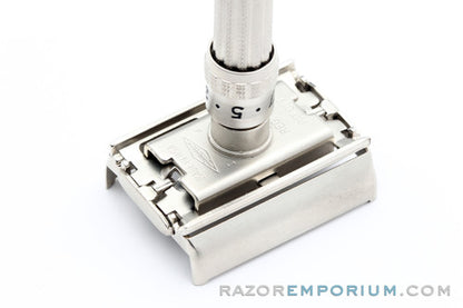 1963 Gillette Slim Adjustable DE Safety Razor Satin Nickel Revamp