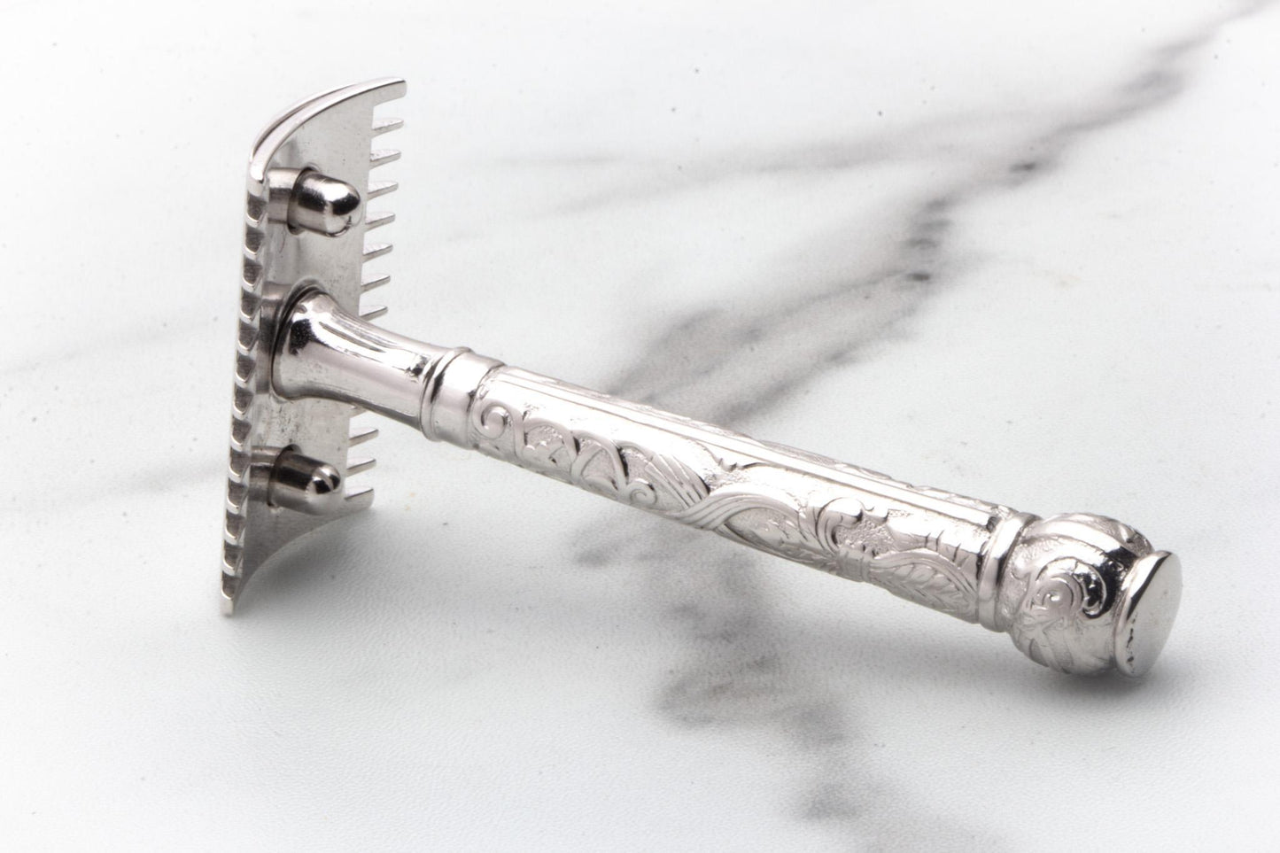 1910 Gillette ABC Pocket Empire Double Edge Razor Set | Rhodium Revamp
