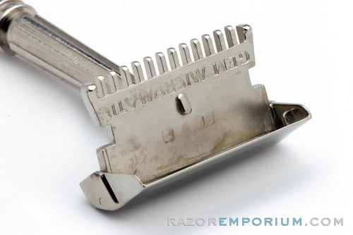 1930s Gem Micromatic OC SE Safety Razor | Factory Nickel Revamp