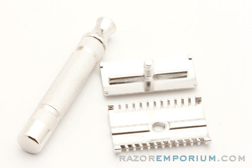 1930s Gillette NEW Short Comb DE Safety Razor | Nickel Revamp