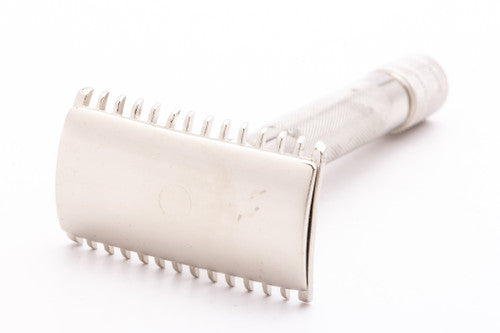 1918 Gillette Single Ring Old Type Safety Razor | Nickel Revamp